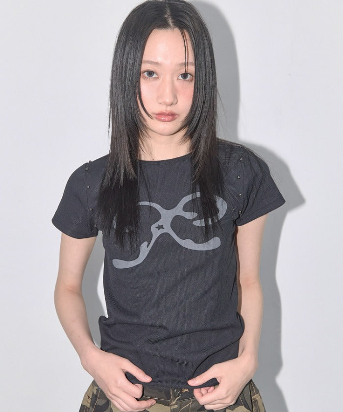 ETERNAL STUD TEE (BLACK)