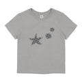 (w) starfish dot patch T (grey) (5/30 예약배송)